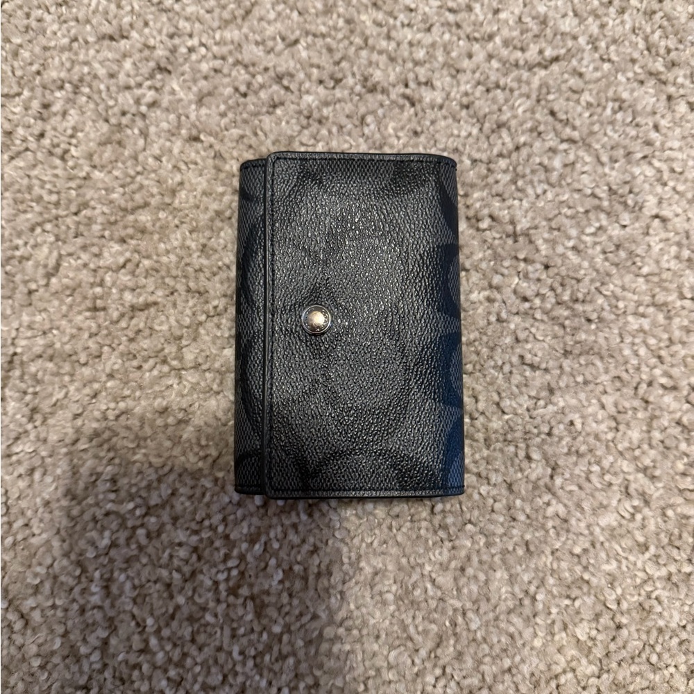 Coach Black Key & Card Holder